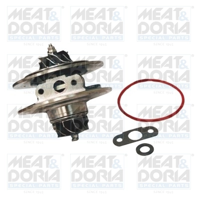 Core assembly, turbocharger